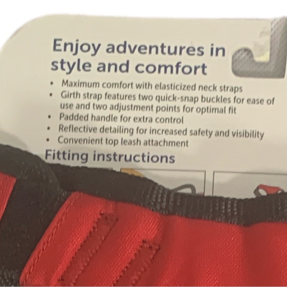 PetSafe EasySport Harness Red Size Small Girth 21-27 Approximate Weight 20-30 lb - Picture 6 of 6